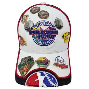 New Era Little‎ League World Series 2010 Hat Cap Adjustable W/ 10 Collector Pins